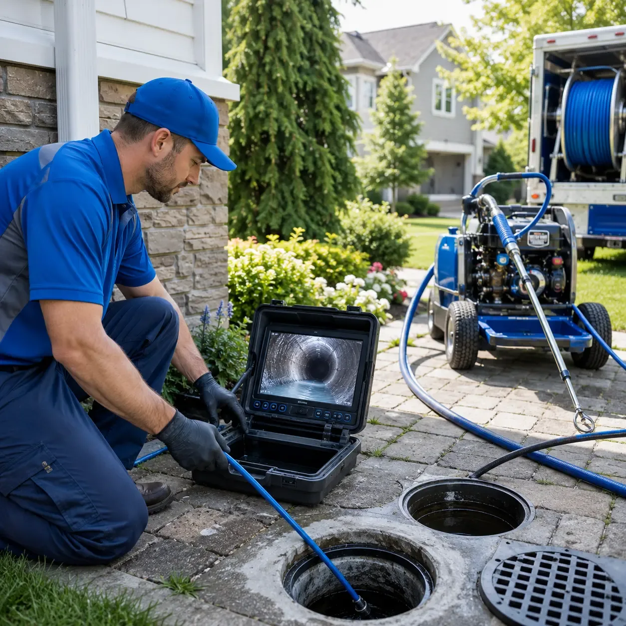 Outdoor drain cleaning professionals serving Mount Aetna, PA